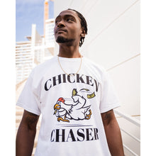 Load image into Gallery viewer, “ORIGINAL” White, Chicken Chaser Design
